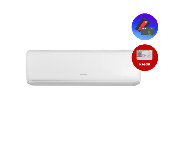 Gree Charmo GWH12ATBXB-K6DNA1D/1 – 12000 BTU İnverter Divar Tipli Split Kondisioner | Kreditlə Alış